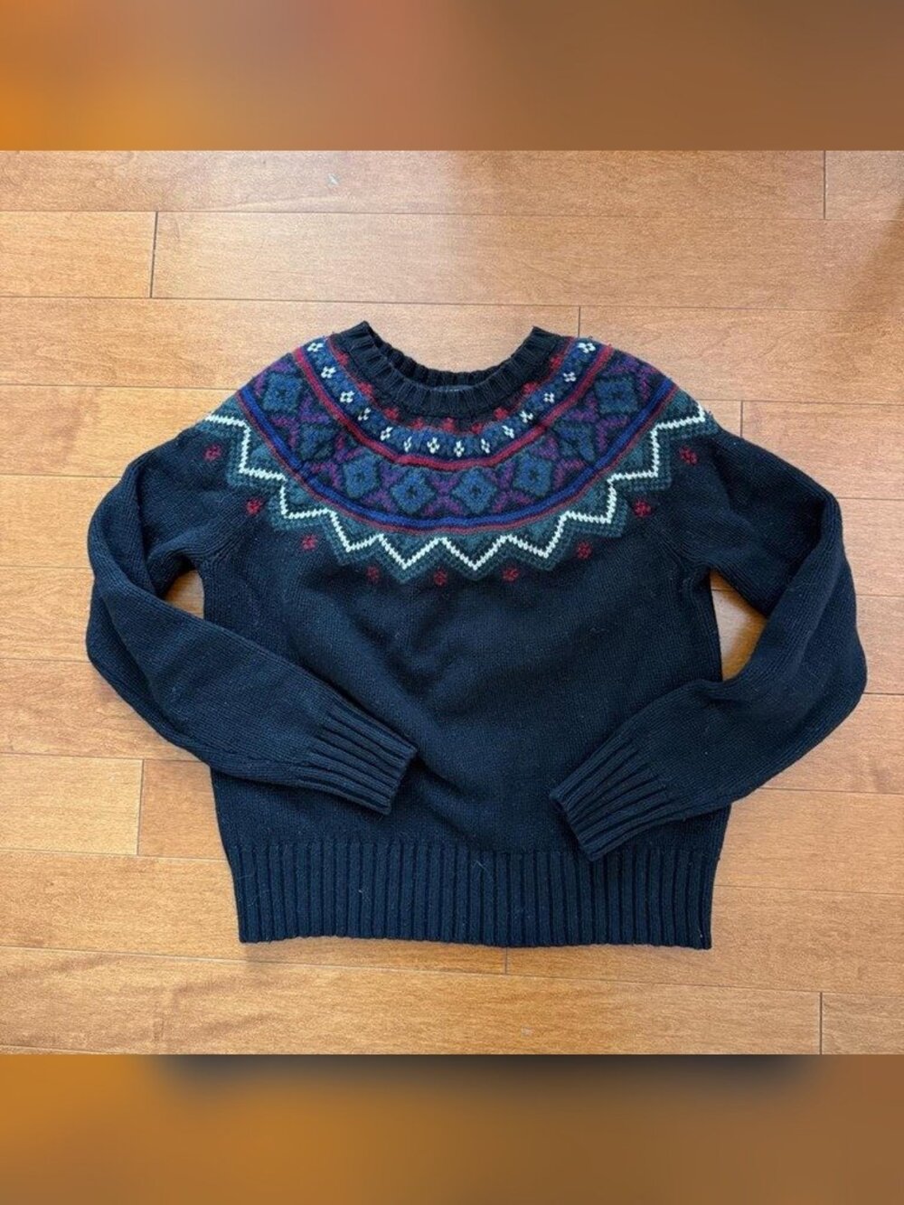 Lauren Ralph Lauren Fair Isle Crewneck Sweater - Petite S (PS)